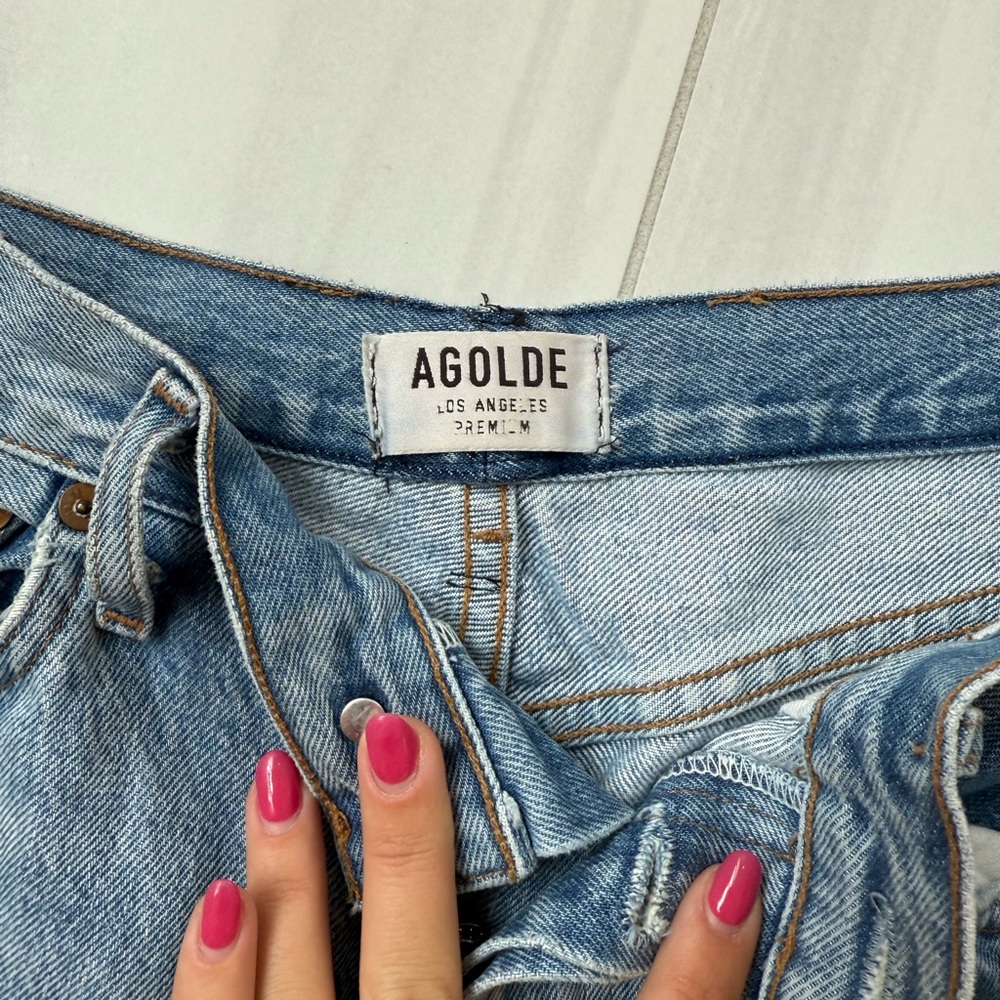 AGOLDE Women's Blue Jeans